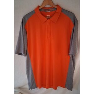 Cutter & Buck 1/4 Zip‎ Short Sleeve Golf Polo  Size XL